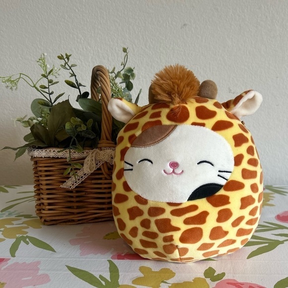 Squishmallows  Kellytoy Plush Squishy Soft Cam The Cat in Gary Giraffe Costume - Picture 1 of 7
